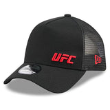 ニューエラ メッシュキャップ 9FORTY UFC FLAWLESS A-FRAME TRUCKER MESH CAP BLACK