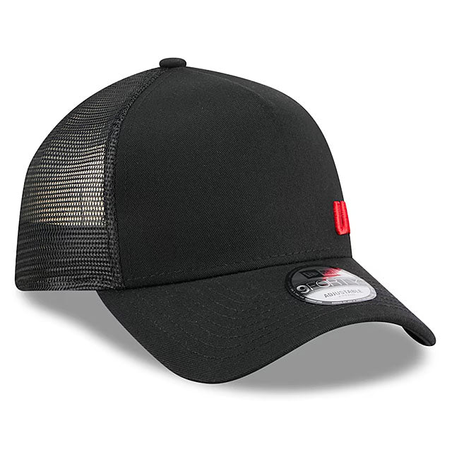 ニューエラ メッシュキャップ 9FORTY UFC FLAWLESS A-FRAME TRUCKER MESH CAP BLACK