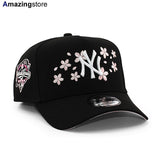 ニューエラ キャップ 9FORTY ニューヨーク ヤンキース MLB 2000 WORLD SERIES SAKURA PINK BOTTOM A-FRAME SNAPBACK CAP BLACK