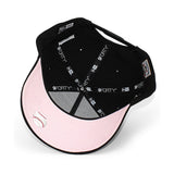 ニューエラ キャップ 9FORTY ニューヨーク ヤンキース MLB 2000 WORLD SERIES SAKURA PINK BOTTOM A-FRAME SNAPBACK CAP BLACK
