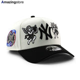 ニューエラ キャップ 9FORTY ニューヨーク ヤンキース MLB CUPID 2000 WORLD SERIES SUBWAY SERIES GREY BOTTOM A-FRAME SNAPBACK CAP CREAM