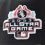 ニューエラ キャップ 9FORTY シカゴ ホワイトソックス MLB 2003 ALL STAR GAME GREY BOTTOM A-FRAME SNAPBACK CAP BLACK
