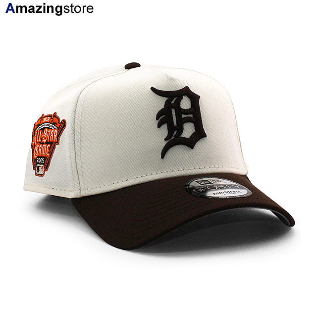 ニューエラ キャップ 9FORTY デトロイト タイガース MLB 2005 ALL STAR GAME GREY BOTTOM A-FRAME SNAPBACK CAP CREAM