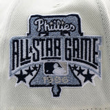 ニューエラ キャップ 9FORTY フィラデルフィア フィリーズ MLB 1996 ALL STAR GAME LT BLUE A-FRAME SNAPBACK CAP CREAM