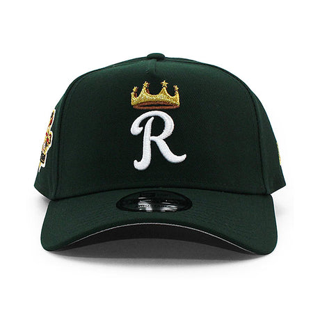 ニューエラ キャップ 9FORTY スナップバック カンザスシティ ロイヤルズ MLB AL 100TH GREY BOTTOM A-FRAME SNAPBACK CAP GREEN