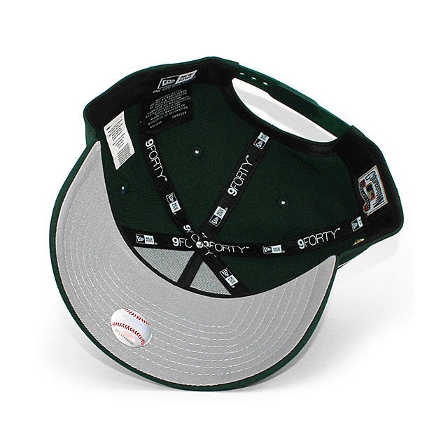 ニューエラ キャップ 9FORTY スナップバック カンザスシティ ロイヤルズ MLB AL 100TH GREY BOTTOM A-FRAME SNAPBACK CAP GREEN