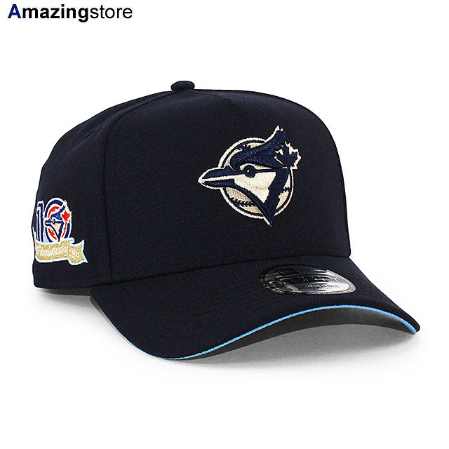 ニューエラ キャップ 9FORTY トロント ブルージェイズ MLB 10TH BLUE BOTTOM A-FRAME SNAPBACK CAP NAVY