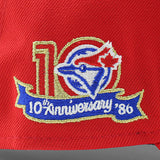 ニューエラ キャップ 9FORTY トロント ブルージェイズ MLB 10TH GREY BOTTOM A-FRAME SNAPBACK CAP RED