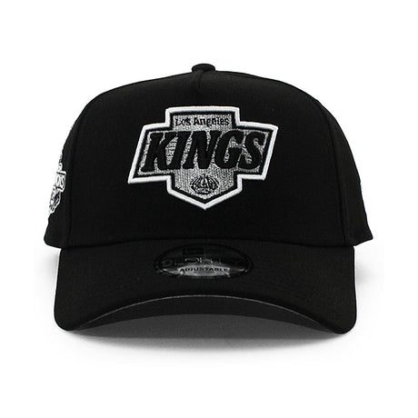 ニューエラ キャップ 9FORTY ロサンゼルス キングス NHL 2012 STANLEY CUP CHAMPIONS GREY BOTTOM A-FRAME SNAPBACK CAP BLACK