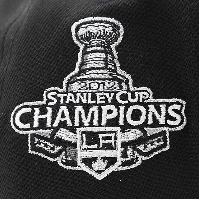 ニューエラ キャップ 9FORTY ロサンゼルス キングス NHL 2012 STANLEY CUP CHAMPIONS GREY BOTTOM A-FRAME SNAPBACK CAP BLACK