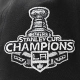 ニューエラ キャップ 9FORTY ロサンゼルス キングス NHL 2012 STANLEY CUP CHAMPIONS GREY BOTTOM A-FRAME SNAPBACK CAP BLACK