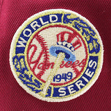 ニューエラ キャップ 9FORTY ニューヨーク ヤンキース MLB 1949 WORLD SERIES GREY BOTTOM A-FRAME SNAPBACK CAP CARDINAL