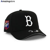 ニューエラ キャップ 9FORTY ブルックリン ドジャース MLB 1955 WORLD SERIES CHAMPIONS GREY BOTTOM A-FRAME SNAPBACK CAP BLACK