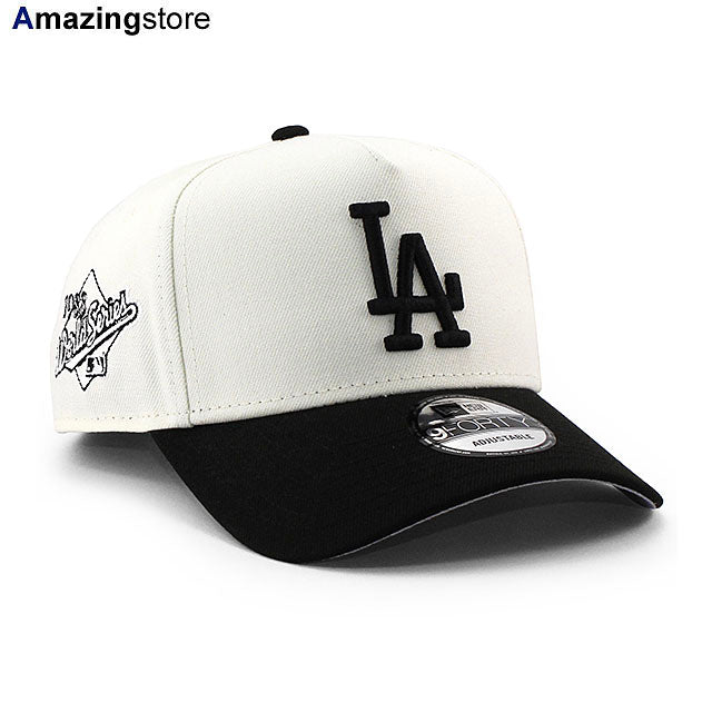 ニューエラ キャップ 9FORTY ロサンゼルス ドジャース MLB 1988 WORLD SERIES GREY BOTTOM A-FRAME SNAPBACK CAP C WHITE