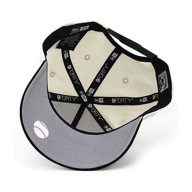 ニューエラ キャップ 9FORTY ロサンゼルス ドジャース MLB 1988 WORLD SERIES GREY BOTTOM A-FRAME SNAPBACK CAP C WHITE