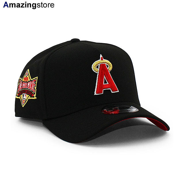 ニューエラ キャップ 9FORTY カリフォルニア エンゼルス MLB 1989 ALL STAR RED BOTTOM A-FRAME SNAPBACK CAP BLACK