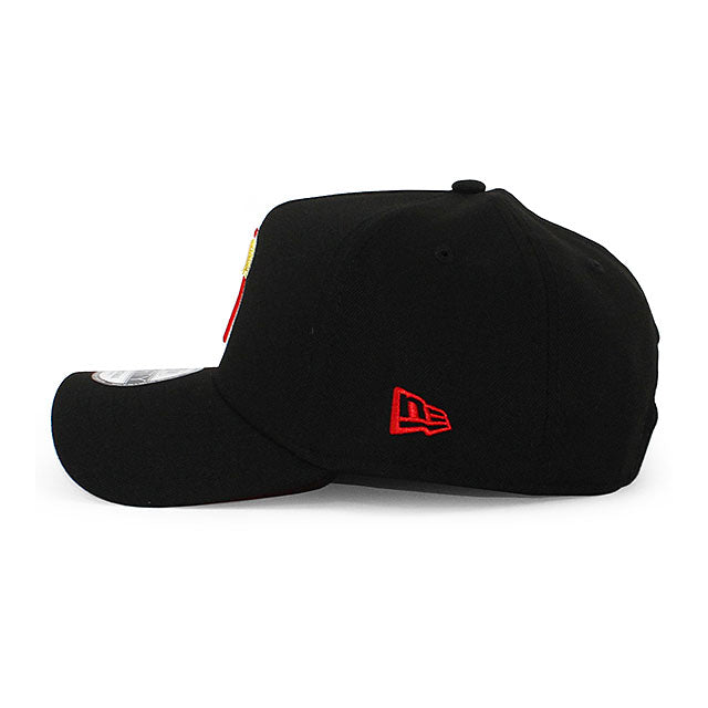ニューエラ キャップ 9FORTY カリフォルニア エンゼルス MLB 1989 ALL STAR RED BOTTOM A-FRAME SNAPBACK CAP BLACK