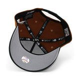 ニューエラ キャップ 9FORTY オークランド アスレチックス MLB 1989 WORLD SERIES GREY BOTTOM A-FRAME SNAPBACK CAP BROWN