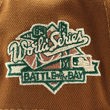 ニューエラ キャップ 9FORTY オークランド アスレチックス MLB 1989 WORLD SERIES GREY BOTTOM A-FRAME SNAPBACK CAP BROWN