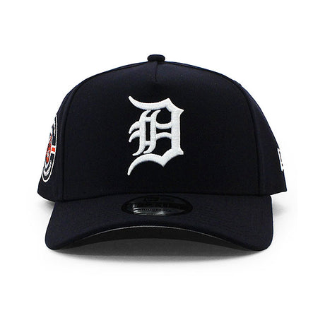 ニューエラ キャップ 9FORTY デトロイト タイガース MLB 1984 WORLD SERIES CHAMPIONS 40TH GREY BOTTOM A-FRAME SNAPBACK CAP NAVY