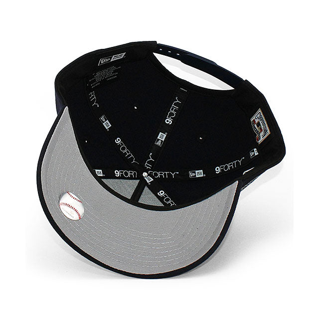 ニューエラ キャップ 9FORTY デトロイト タイガース MLB 1984 WORLD SERIES CHAMPIONS 40TH GREY BOTTOM A-FRAME SNAPBACK CAP NAVY