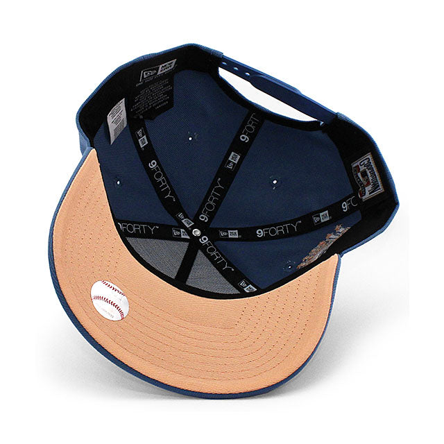 ニューエラ キャップ 9FORTY シカゴ カブス MLB 1990 ALL STAR GAME PEACH BOTTOM A-FRAME SNAPBACK CAP F BLUE