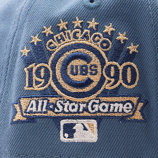 ニューエラ キャップ 9FORTY シカゴ カブス MLB 1990 ALL STAR GAME PEACH BOTTOM A-FRAME SNAPBACK CAP F BLUE