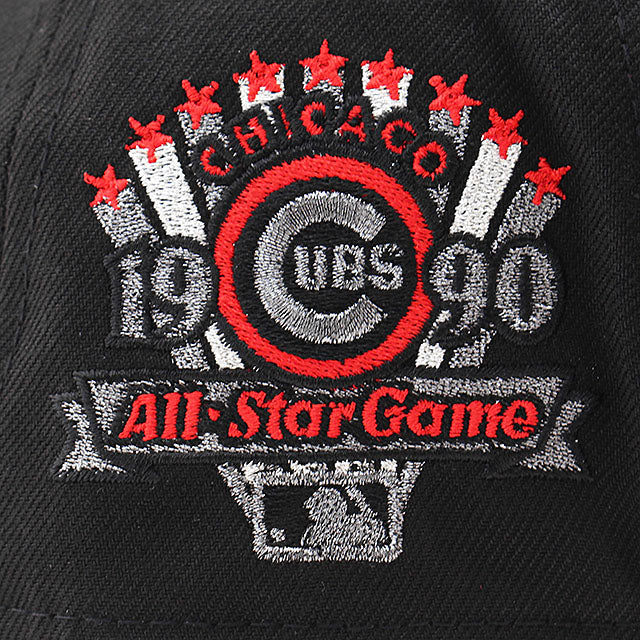 ニューエラ キャップ 9FORTY シカゴ カブス MLB 1990 ALL STAR GREY BOTTOM A-FRAME SNAPBACK CAP BLACK