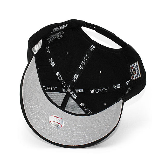 ニューエラ キャップ 9FORTY ニューヨーク ヤンキース MLB 1996 WORLD SERIES GREY BOTTOM A-FRAME SNAPBACK CAP BLACK