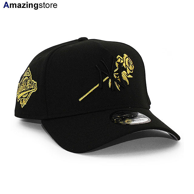 ニューエラ キャップ 9FORTY ニューヨーク ヤンキース MLB 1996 WORLD SERIES GREY BOTTOM A-FRAME SNAPBACK CAP BLACK