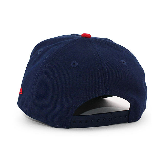 ニューエラ キャップ 9FORTY クリーブランド インディアンス MLB 1997 ALL STAR GREY BOTTOM A-FRAME SNAPBACK CAP NAVY