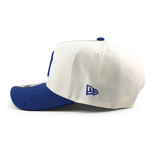 ニューエラ キャップ 9FORTY ニューヨーク ヤンキース MLB 1999 WORLD SERIES GREY BOTTOM A-FRAME SNAPBACK CAP CREAM