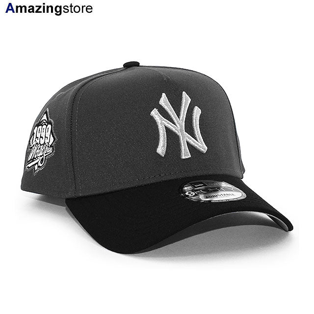 ニューエラ キャップ 9FORTY ニューヨーク ヤンキース MLB 1999 WORLD SERIES GREY BOTTOM A-FRAME SNAPBACK CAP GRAY
