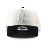 ニューエラ キャップ 9FORTY ニューヨーク ヤンキース MLB 1999 WORLD SERIES GREY BOTTOM A-FRAME SNAPBACK CAP CREAM