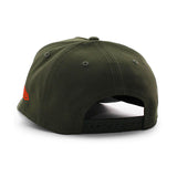 ニューエラ キャップ 9FORTY ニューヨーク ヤンキース MLB 1999 WORLD SERIES GREY BOTTOM A-FRAME SNAPBACK CAP OLIVE