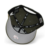 ニューエラ キャップ 9FORTY ニューヨーク ヤンキース MLB 1999 WORLD SERIES GREY BOTTOM A-FRAME SNAPBACK CAP OLIVE