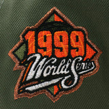 ニューエラ キャップ 9FORTY ニューヨーク ヤンキース MLB 1999 WORLD SERIES GREY BOTTOM A-FRAME SNAPBACK CAP OLIVE