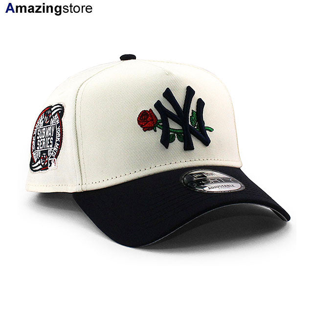 ニューエラ キャップ 9FORTY ニューヨーク ヤンキース MLB 2000 WORLD SERIES GREY BOTTOM A-FRAME SNAPBACK CAP CREAM