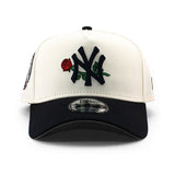 ニューエラ キャップ 9FORTY ニューヨーク ヤンキース MLB 2000 WORLD SERIES GREY BOTTOM A-FRAME SNAPBACK CAP CREAM