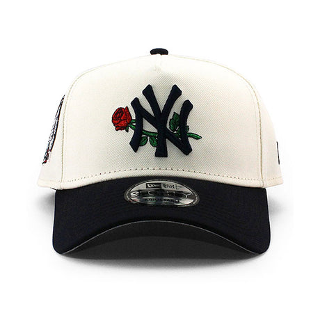ニューエラ キャップ 9FORTY ニューヨーク ヤンキース MLB 2000 WORLD SERIES GREY BOTTOM A-FRAME SNAPBACK CAP CREAM