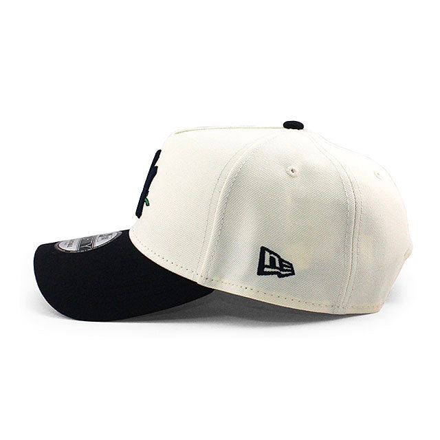 ニューエラ キャップ 9FORTY ニューヨーク ヤンキース MLB 2000 WORLD SERIES GREY BOTTOM A-FRAME SNAPBACK CAP CREAM