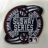 ニューエラ キャップ 9FORTY ニューヨーク ヤンキース MLB 2000 WORLD SERIES GREY BOTTOM A-FRAME SNAPBACK CAP CREAM