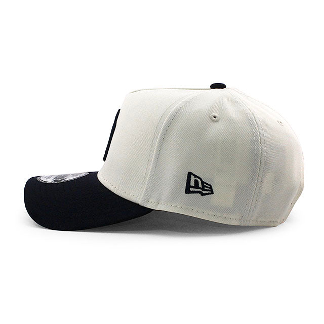 ニューエラ キャップ 9FORTY ニューヨーク ヤンキース MLB 2000 WORLD SERIES SUBWAY SERIES CHAMPIONS GREY BOTTOM A-FRAME SNAPBACK CAP CREAM