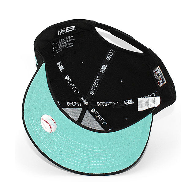 ニューエラ キャップ 9FORTY ニューヨーク ヤンキース MLB 2000 WORLD SERIES SUBWAY SERIES 25TH ANNIVERSARY TIFFANY BOTTOM A-FRAME SNAPBACK CAP BLACK