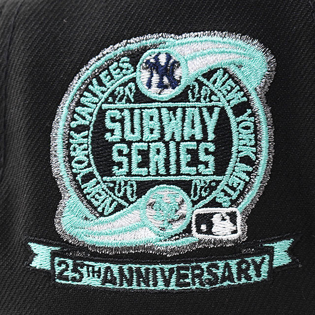 ニューエラ キャップ 9FORTY ニューヨーク ヤンキース MLB 2000 WORLD SERIES SUBWAY SERIES 25TH ANNIVERSARY TIFFANY BOTTOM A-FRAME SNAPBACK CAP BLACK
