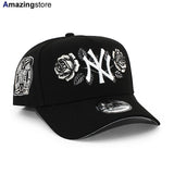 ニューエラ キャップ 9FORTY ニューヨーク ヤンキース MLB ROSE 2000 WORLD SERIES SUBWAY SERIES GREY BOTTOM A-FRAME SNAPBACK CAP BLACK