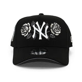 ニューエラ キャップ 9FORTY ニューヨーク ヤンキース MLB ROSE 2000 WORLD SERIES SUBWAY SERIES GREY BOTTOM A-FRAME SNAPBACK CAP BLACK