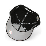 ニューエラ キャップ 9FORTY ニューヨーク ヤンキース MLB ROSE 2000 WORLD SERIES SUBWAY SERIES GREY BOTTOM A-FRAME SNAPBACK CAP BLACK