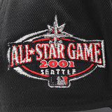 ニューエラ キャップ 9FORTY シアトル マリナーズ MLB 2001 ALL STAR GAME GREY BOTTOM A-FRAME SNAPBACK CAP BLACK