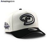 ニューエラ キャップ 9FORTY アリゾナ ダイヤモンドバックス MLB 2001 WORLD SERIES GREY BOTTOM A-FRAME SNAPBACK CAP CREAM
